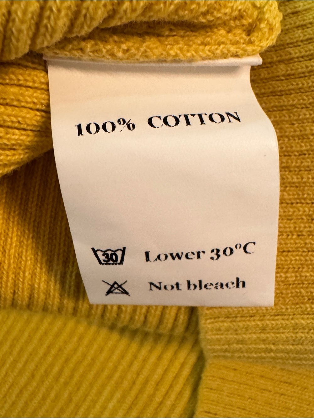 SNDYS Mish Dress Marigold Ribbed Knit Bodycon Dress Large NWT - Picture 5 of 6
